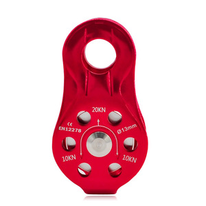 Polea Simple Pequeña con Rodamiento <span class=keywords><strong>de</strong></span> Bolas, Certificada por la CE, <span class=keywords><strong>de</strong></span> Aluminio para Escalada, Rescate, Montañismo, Detención <span class=keywords><strong>de</strong></span> Caídas, Agarre <span class=keywords><strong>de</strong></span> <span class=keywords><strong>Cuerda</strong></span> - Product Image 3