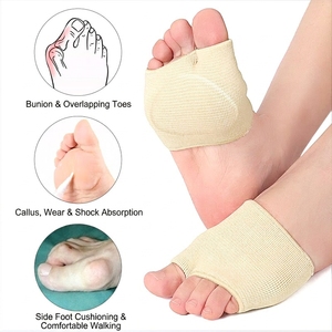 Almohadillas <span class=keywords><strong>de</strong></span> silicona Bestar para el talón, para alivio del dolor, funda para el cuidado del hallux valgus, material SEBS súper suave y grueso para el antepié <span class=keywords><strong>de</strong></span> mujer - Product Image 3
