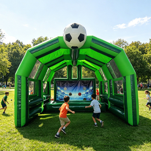 Cancha de Fútbol Inflable Gigante WINSUN con Red, Juego Inflable con Temática de Fútbol para Actividades al Aire Libre y Carnavales - Product Image 1
