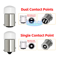 P21W P21 1156 1157 BA15S BAY15D 9 Led 3030 SMD Lampe de signalisation automobile R5W R10W Auto DC 12V 24V