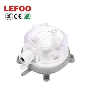 LEFOO Hvac Impermeable Calefacción Ventilación Horno Ventilación Interruptor de presión de aire 50 ~ 5000pa Interruptor de presión diferencial