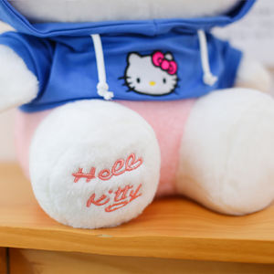 Nuovo Peluche a Forma di Gattino con Cappuccio, Giocattolo Morbido con Fodera in Rete Lavabile, Regalo Unisex per Bambini con Personaggi Anime e Cartoni - Product Image 6