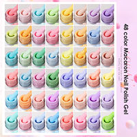 Collection de vernis gel pastel AMO Spring Design 48 couleurs, boîte, TPO HEMA FREE, haute pigmentation, couvrance en une seule couche, végan, non toxique