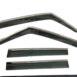 Pare-soleil et pare-pluie pour fenêtre de porte en PC et acier inoxydable haut de gamme pour JEEP RENEGADE 2016 - Product Image 2
