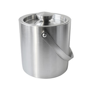 Secchiello per Ghiaccio in Acciaio Inox a Doppia Parete Isolato, Mantiene il Ghiaccio Congelato Più a Lungo, 3 Litri con Coperchio - Product Image 4