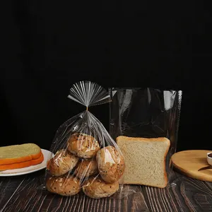 Phân hủy sinh học bánh mì Túi OPP tự dính bánh Túi cửa hàng rõ ràng bánh mì nướng bao bì túi Cookie Gói