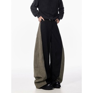 Pantalons longs amples et droits en tissu léger de haute qualité Pishi, taille mi-haute, peints, décontractés pour hommes, printemps 2024, nouveau modèle - Product Image 6