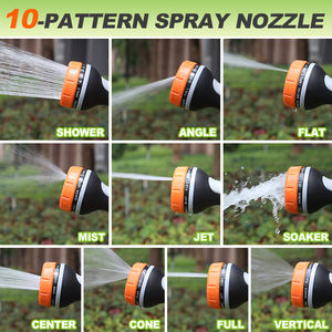 SUNSHINE 10-Fonction Cadran Réglable Ergonomique Étanche <span class=keywords><strong>Arrosage</strong></span> <span class=keywords><strong>Pistolet</strong></span> <span class=keywords><strong>Arrosage</strong></span> Tuyau D'<span class=keywords><strong>arrosage</strong></span> Buse Pouce Contrôle Jardin Pistolets À Eau - Product Image 2