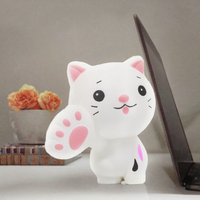 Mainan Squishy Kucing Keberuntungan Jumbo dari Busa PU yang Lucu, Kawaii, Slow Rising, Pereda Stres untuk Anak-anak