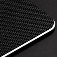 Tapis de souris personnalisé de haute qualité, en verre trempé micro-gravé givré, imperméable, ultra-blanc, en verre feuilleté