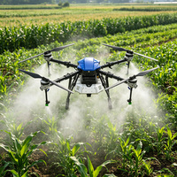 Vente en gros de drones agricoles hautement intelligents pour la pulvérisation des cultures, avec réservoir de 10 L, longue durée de service, technologie de pointe