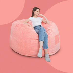 Welcome Gifts <strong>Faux</strong> <strong>Fur</strong> Cotton Portable Fashion Bean Bag Chair Giant Fabric Furniture 7ft Indoor Large <strong>Beanbag</strong> - Product Image 3