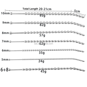 SacKnove Urethralstab aus Edelstahl für Männer mit Perlen – Penisdehner und Harnröhren-Sonde - Product Image 4