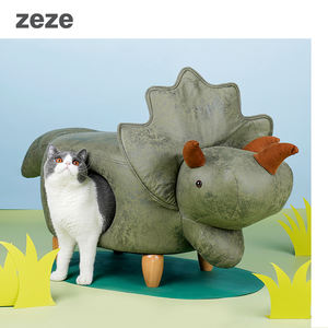 Nid créatif d'hiver pour chats et chiens, Villa Semi-fermée, fournitures avec tabouret en forme d'animaux, maison pour animaux domestiques, - Product Image 6