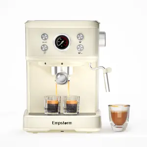 Empstorm nhà Espresso cà phê Cappuccino Maker bán tự động 2in1 viên nang Espresso Máy pha cà phê bằng cách buộc Espresso