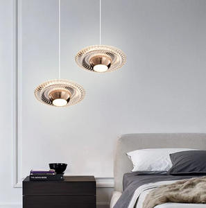 Lampu Gantung Kamar Tidur Klasik Bentuk Bulat Chandalire Modern Nordik Lampu Akrilik Gantung Dalam Ruangan untuk Restoran - Product Image 4