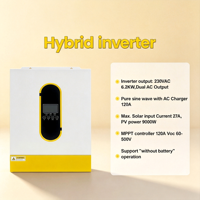 Sistem PV-ESS Tenaga Surya 6.2kW 16.1kWh untuk Hunian, Sistem Off-Grid dengan Baterai Lithium Ion dan Inverter MPPT