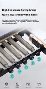 Appareil de <span class=keywords><strong>Pilates</strong></span> Reformer portable et pliable en alliage d'aluminium pour entraînement de yoga et de gym à domicile, avec application - Product Image 5