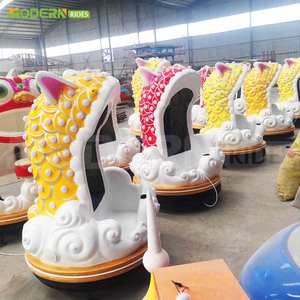 Juego de <span class=keywords><strong>Tren</strong></span> Eléctrico Lion Dance para niños-Parque temático y centro comercial Paseo de atracciones con construcción de acero - Product Image 4