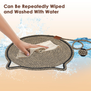 Rope Woven Eco-Friendly Modern 50cm Durable Cat <b>Scratch</b> <b>Pad</b> Integrated Cat Sleeping Mat Ball Toy Easy Assembly Solid - Product Image 5