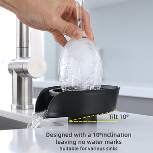 अनुकूलित ग्लास क्लीनर वॉशर स्वचालित घूर्णन स्प्रे पुल आउट कप रिशर व्यंजन रसोई के लिए वॉशर - Product Image 2