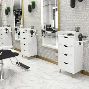 Salon <b>Trolley</b> Wholesale Storage Barber Shop Furniture Good Quality <b>Folding</b> Hair Salon <b>Trolley</b> Beauty Salon <b>Cart</b> Newest - Product Image 3