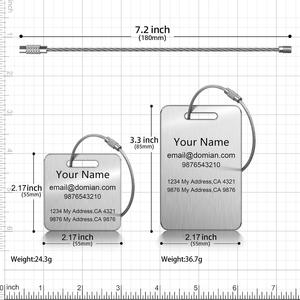 Individuell Lasergravierte Metall-Rucksäcke Reise-Essentials Zubehör für Werbe- und Geschäftsgeschenke - Product Image 5