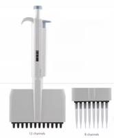 Pipette multicanal réglable à 8 canaux, calibration facile, autoclavable, pipette multicanal variable, multicanal 0,5-300ul