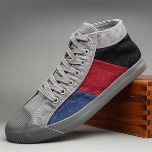 Chaussures plates pour hommes maz multicolores, respirantes, en toile, à lacets, baskets décontractées, <span class=keywords><strong>espadrilles</strong></span> pour hommes - Product Image 4