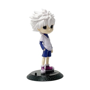 2 styles de figurines manga, statues de dessins animés, version Q. Figurine PVC Anime GON FREECSS Killua Zoldyck de Big Head Hunter, jouet cadeau - Product Image 2