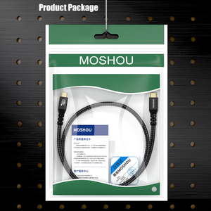Câble MOSHOU <span class=keywords><strong>USB</strong></span> C vers C 240W, transfert de données 40 Gbps, chargeur Type-C, cordon de charge rapide <span class=keywords><strong>USB</strong></span>-C, 8K UHD pour MacBook Pro OEM - Product Image 6