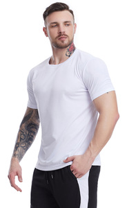 Cross-border Casual Plus-size Mens Summer Mesh Breathable Quick-dry Solid Short-sleeve <strong>T</strong>-<strong>shirt</strong> Basketball - Product Image 6