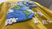 Camiseta de Alta Calidad 100% Algodón con Estampado Puff, Camiseta con Gráfico de Espuma, Camiseta Gruesa para Hombre, Camiseta con Estampado Puff 3D