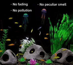 Cría de peces y camarones, cueva escondida de cerámica, accesorios para acuario, desove de cíclidos, <span class=keywords><strong>Pleco</strong></span> Cueva, tarro de cerámica - Product Image 2