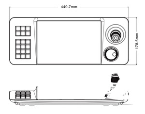 Mytech Bàn phím Analog và mạng Mini IP PTZ camera joystick điều khiển hệ thống an ninh mạng bàn phím - Product Image 5