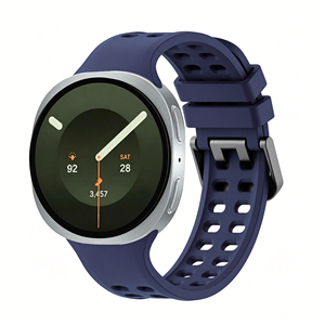 สายนาฬิกาซิลิโคนแบบหัวเข็มขัดคู่สำหรับเปลี่ยนใส่ Samsung Galaxy Watch9/Watch8/8 Classic - Product Image 4