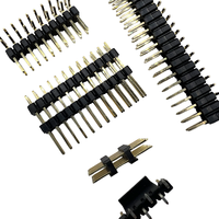 Individueller 2,54 Steigung Kunststoff gerade Pin-Kopfwerk 50 Pin ic-Steckdose PCB Doppelreihe gerade männlicher Netzteil Pin-Kopfwerk