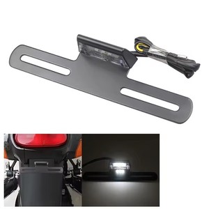 Luz trasera <span class=keywords><strong>pequeña</strong></span> <span class=keywords><strong>para</strong></span> matrícula LED modificada <span class=keywords><strong>para</strong></span> motocicleta con soporte - Product Image 4