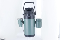 Termo Portátil de Acero Inoxidable de Doble Pared para Agua, Té, Mate y Bebidas Calientes