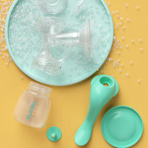 Bomba manual de leite de mão única com <span class=keywords><strong>silicone</strong></span> macio, bomba de leite manual ajustável - Product Image 2