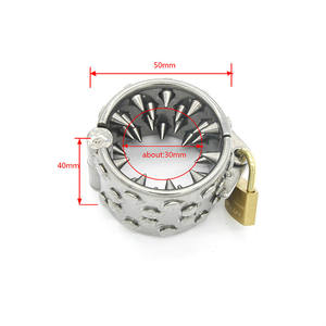 Rvs 4 Rijen Tanden Penis <span class=keywords><strong>Ring</strong></span> Hanger Scrotum Testicle Kuisheidsgordel Volwassen Spelletjes <span class=keywords><strong>Sex</strong></span> Toy - Product Image 6