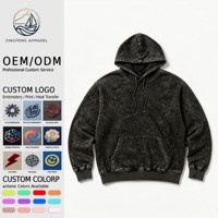 Sweat à capuche personnalisé pour homme, chaud et doux, en molleton 100% coton Pima 380 GSM délavé, pour un look décontracté et frais au quotidien