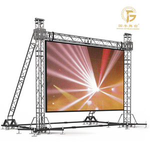 Dễ dàng thiết lập nhiệm vụ nặng nề nhôm mục tiêu bài giàn hệ thống treo đèn loa âm thanh cho các sự kiện ngoài trời - Product Image 3