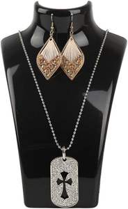 Présentoir Mannequin en Plastique Tendance pour Bijoux : Colliers, Boucles d'Oreilles, Bagues – Idéal pour Vitrine de Bijouterie - Product Image 5