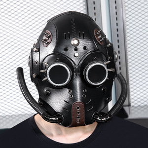 Máscara <span class=keywords><strong>de</strong></span> Cabeza <span class=keywords><strong>de</strong></span> Locomotora Harley en Oferta, Estilo Steampunk, Máscara <span class=keywords><strong>de</strong></span> <span class=keywords><strong>Doctor</strong></span> <span class=keywords><strong>de</strong></span> la Peste, Máscara <span class=keywords><strong>de</strong></span> <span class=keywords><strong>Terror</strong></span> para Disfraces, Material PU, para Pascua, Cumpleaños, Manualidades - Product Image 2