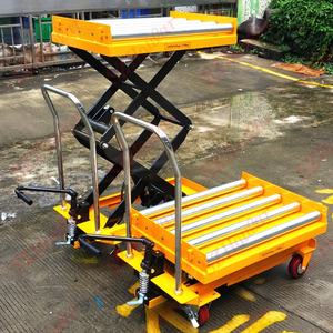 Levage de table, machine de levage et de déplacement pour ciseaux, avec convoyeur à rouleau, 300kg, 350kg - Product Image 3