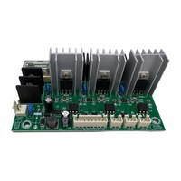 Carte de circuit imprimé de commande de chauffage à 3 canaux, carte de circuit de contrôle de température SCR avec dissipateur thermique en aluminium, pièces de rechange pour machine d'impression
