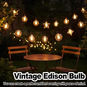 <span class=keywords><strong>LED</strong></span> bóng đèn đặc biệt hình 220V Edison <span class=keywords><strong>E27</strong></span> hổ phách Glass <span class=keywords><strong>Filament</strong></span> 4 Wát ấm trắng Vàng Bóng đèn rõ ràng cổ điển ánh sáng 2700K Antique - Product Image 2