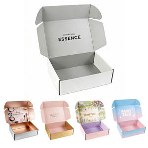 Индивидуальная плоская упаковка из перерабатываемого картона с дизайном в морском стиле и вырубкой для логистики сувениров и товаров для прибрежного туризма - Product Image 3