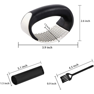 Accessoires de cuisine très demandés : Éplucheur, presse-ail, hachoir à gingembre en acier inoxydable - Product Image 2